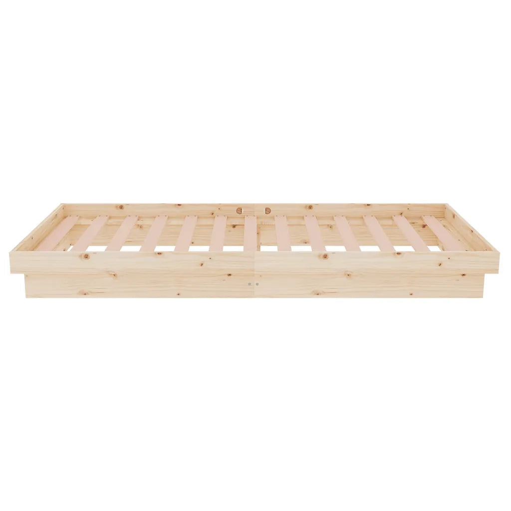 Giroletto-Struttura Letto in Legno Massello 75x190 cm Small Single 853846
