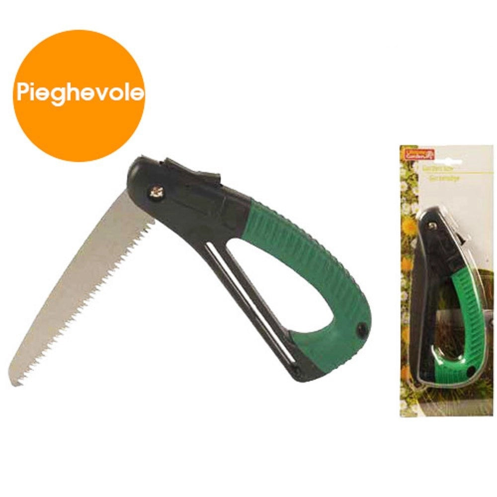 Trade Shop - Sega Da Giardino Pieghevole 40 Centrimetri Seghetto Giardinaggio Rami -