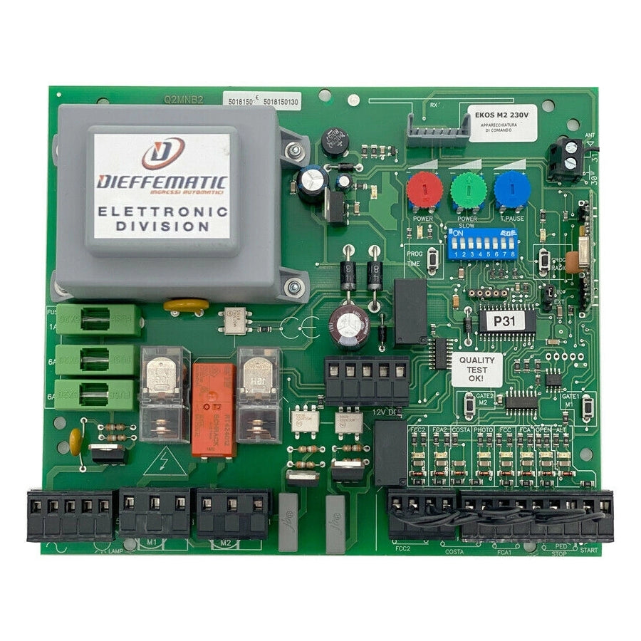 CENTRALE SCHEDA COMANDO CANCELLO BATTENTE COMPATIBILE CON Mindy A6F A60 A700
