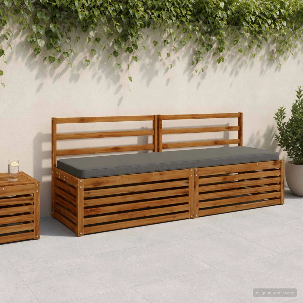 Cuscini per Panchina a 2 Pezzi VUGHT 2 pz 100% Poliestere 952233