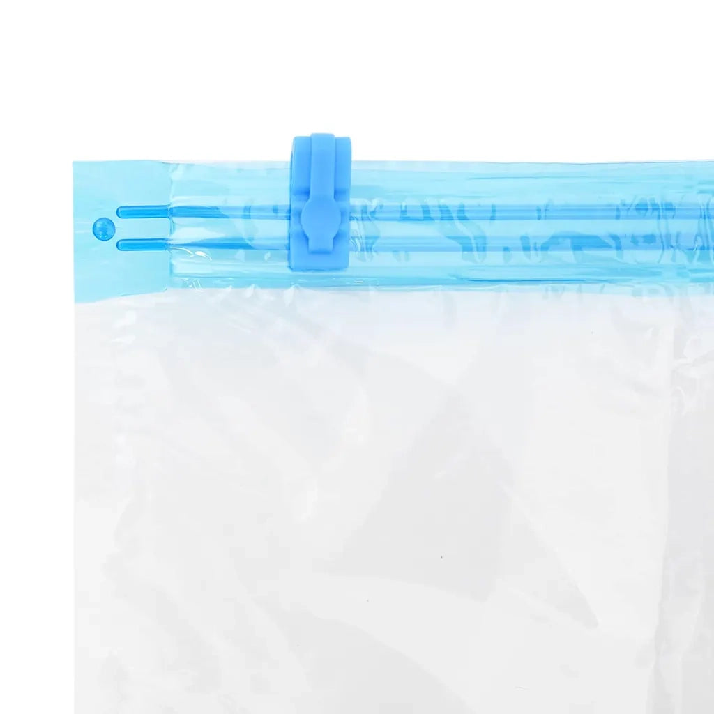 Sacchetti per Stoccaggio 5 pz Trasparente e Blu 70 x 50 cm CFW6474155