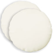 Cuscino con cuscino HEERLEN 2 pz Bianco Tessuto 929005