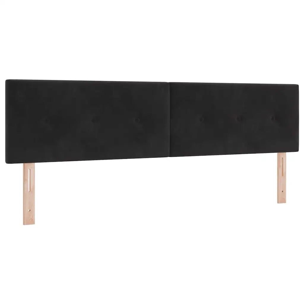 Testiera | Testata Nero 180 cm Velluto