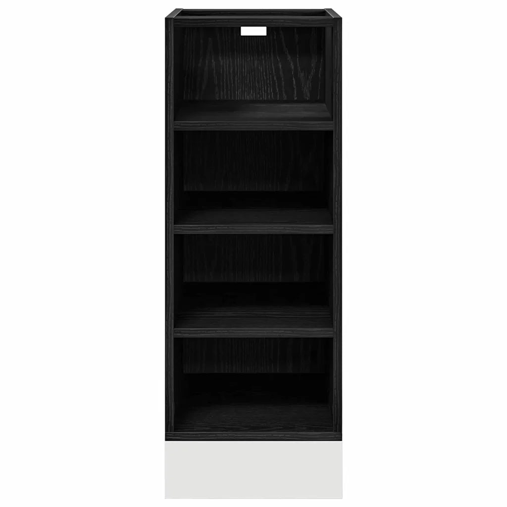 Base per Cucina-Mobile Base da Cucina Riga Rovere nero 30 x 44,5 x 81,5 cm
