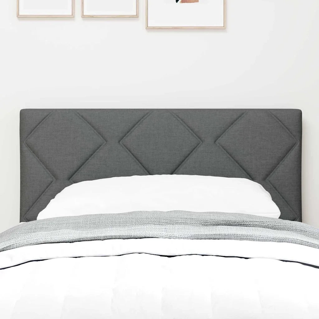 Testiera | Testata LED Grigio 80 cm Tessuto