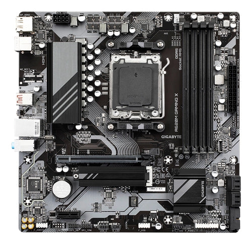 GIGABYTE A620M GAMING X Scheda Madre - Supporta CPU AMD Ryzen 8000, 8+2+1 Fasi VRM Digitale, fino a 8000MHz DDR5 (OC), 1xPCIe 4.0 M.2, GbE LAN, USB 3.2 Gen 2