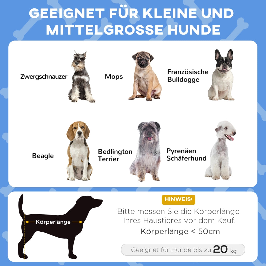 Cuccia per Cane con Tetto ¨C zephmum ¨C 76x61x69.5 cm Blu Scuro