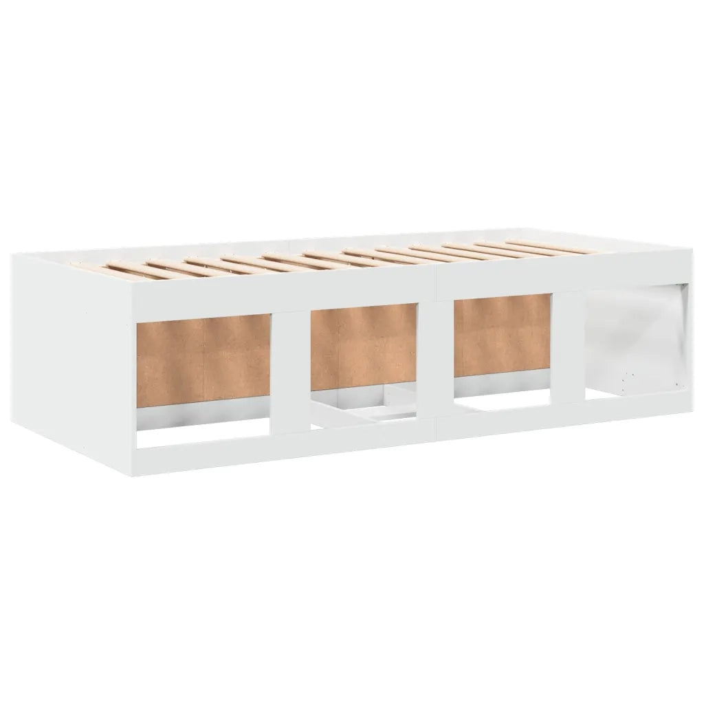 Divano Letto con Cassetti senza Materasso-Sofa Letto-Daybed Bianco 90x190 cm 669230