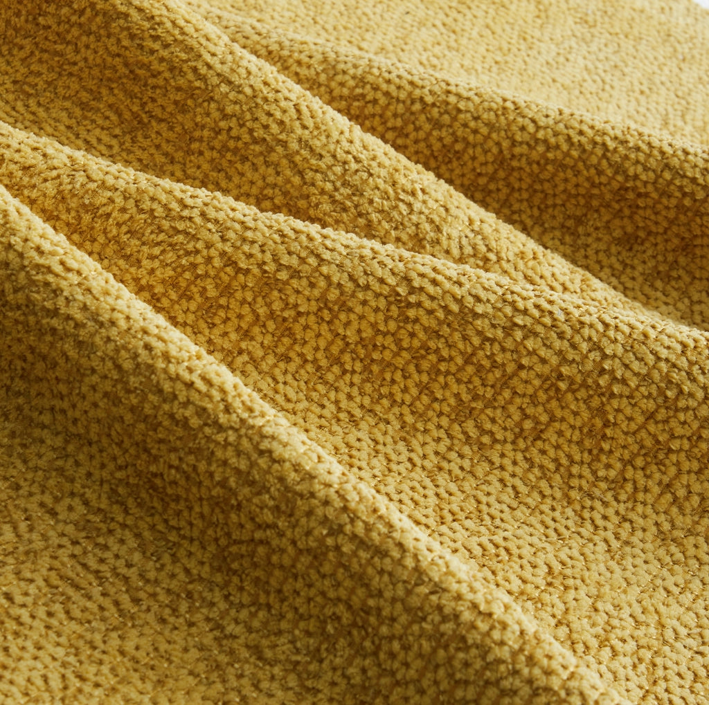 Divano modulare senza struttura con pouf giallo
