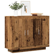Credenza Legno Antico 92x35x75 cm in Legno Multistrato 856864