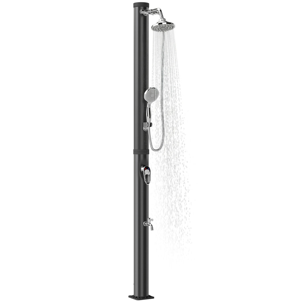 Doccia Solare 20L per Giardino ¨C Minimal ¨C Nero