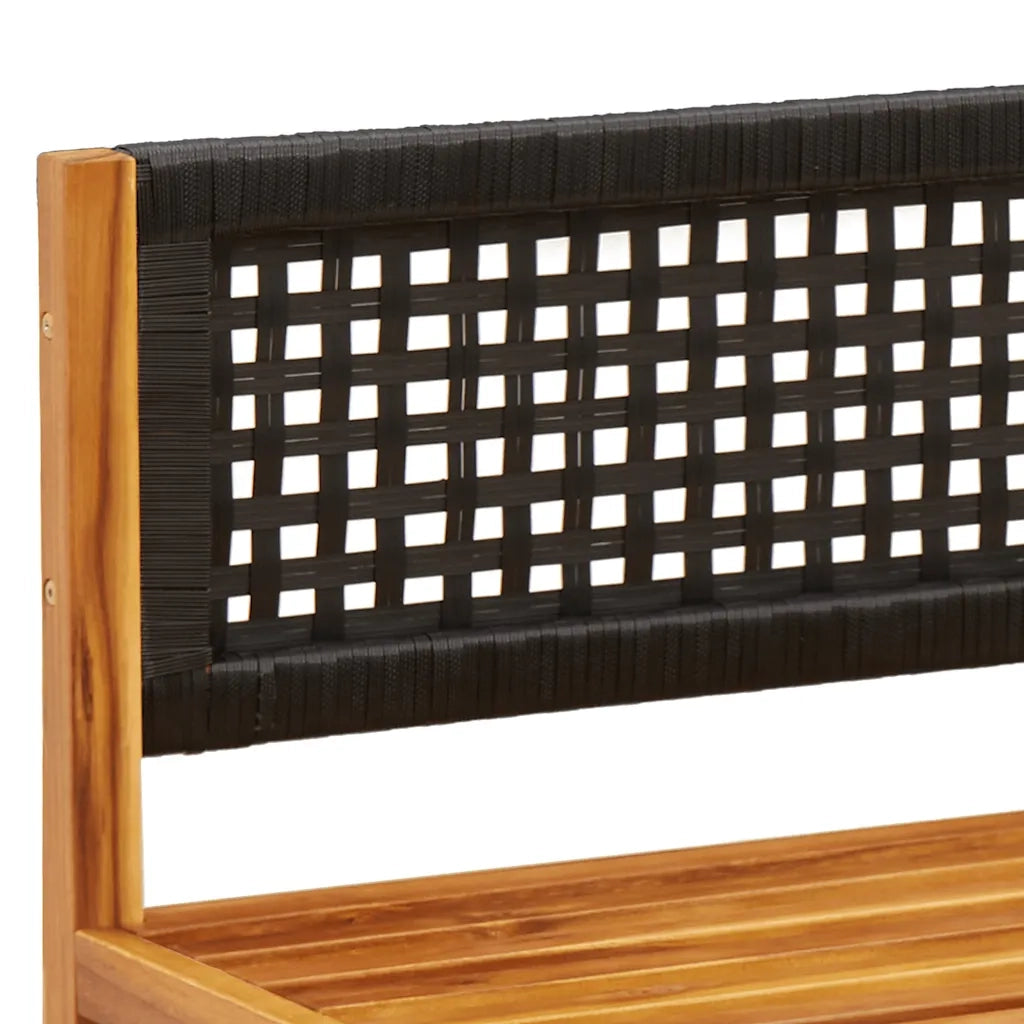 Divano da giardino angolare con Cuscini-Sofa da Giardino-Divano da esterno in legno di acacia e rattan 515039