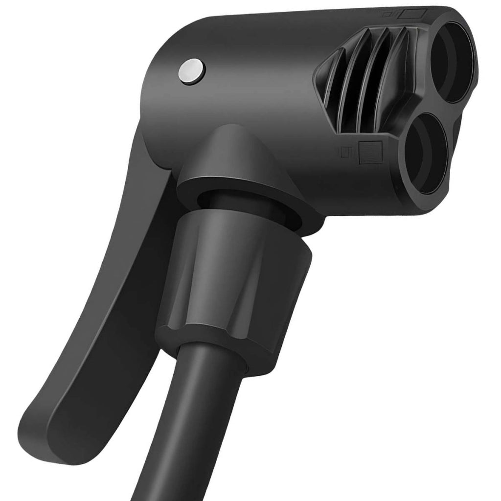 Mini Pompa a Pedale Manuale 17 cm in Alluminio Portatile e Versatile Nero Avizar