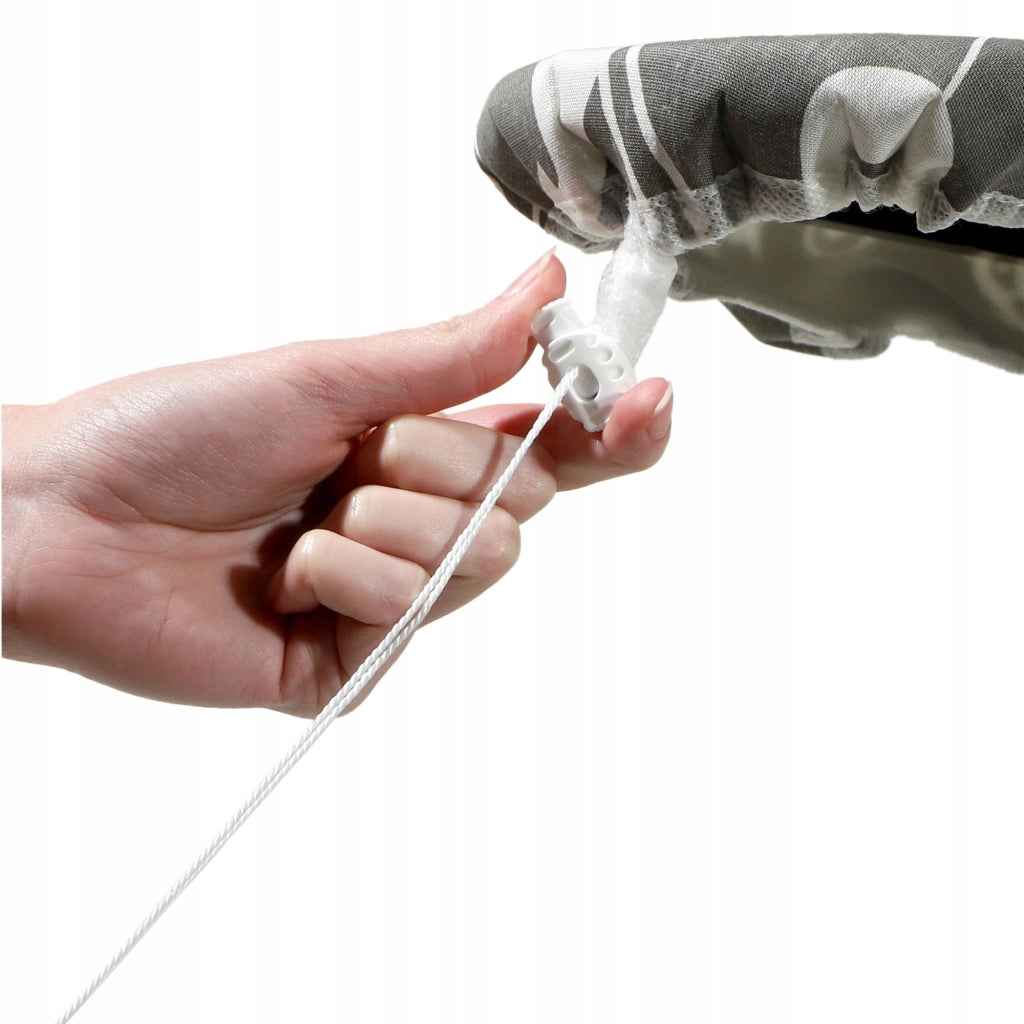 Copriasse da stiro KADAX 144x44 cm, elasticizzato, grigio