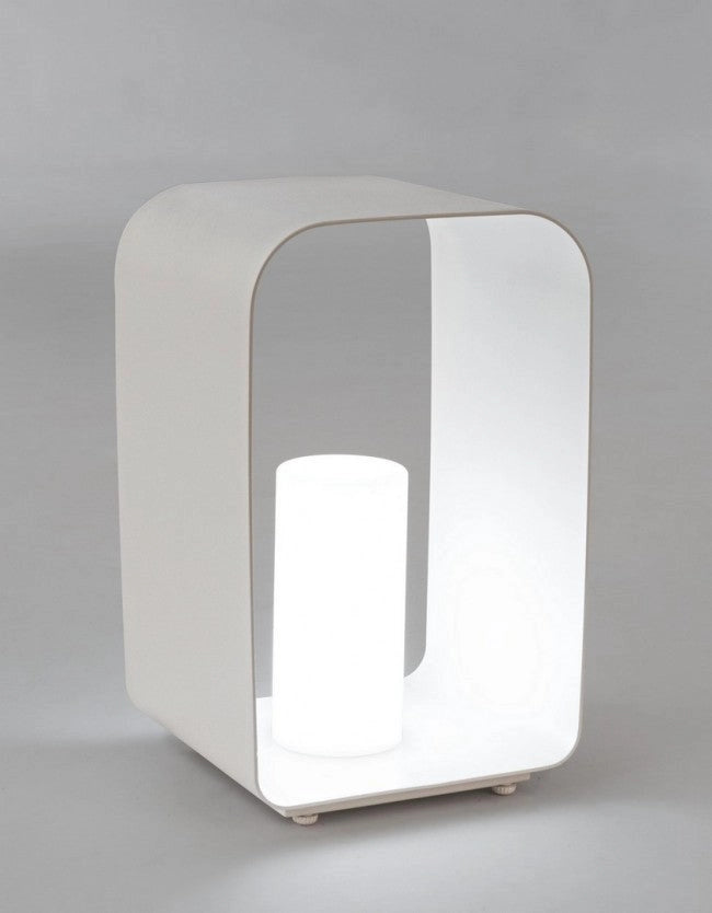 Lampada Led Ridley Bianca H45 in Alluminio