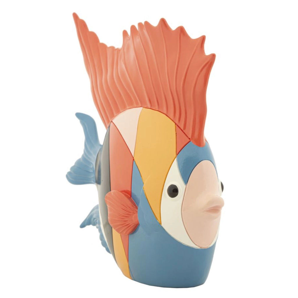 Scultura Pesce 1, Multicolore, Poliresina, 28x8x25 cm