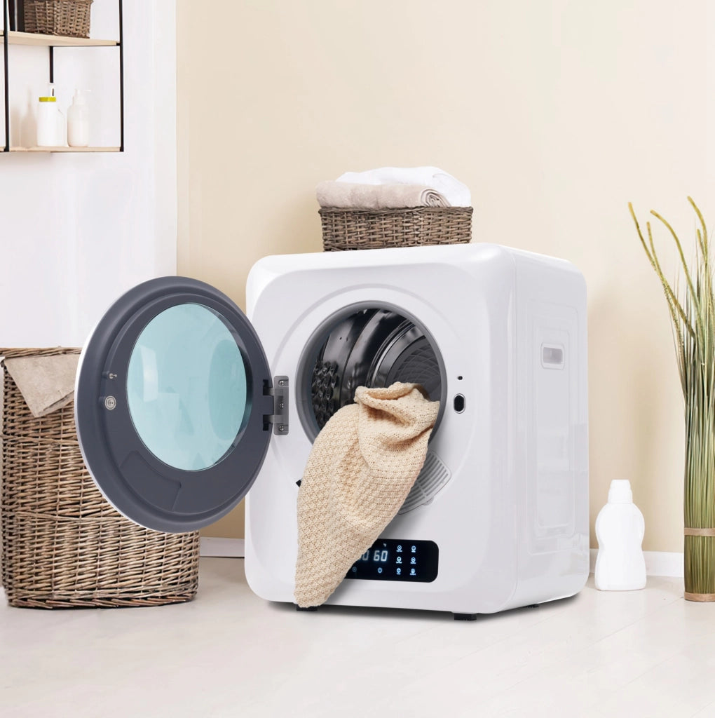 Asciugatrice 3 kg, capacitÃ  effettiva 4 kg, 850 W con 6 programmi bianca