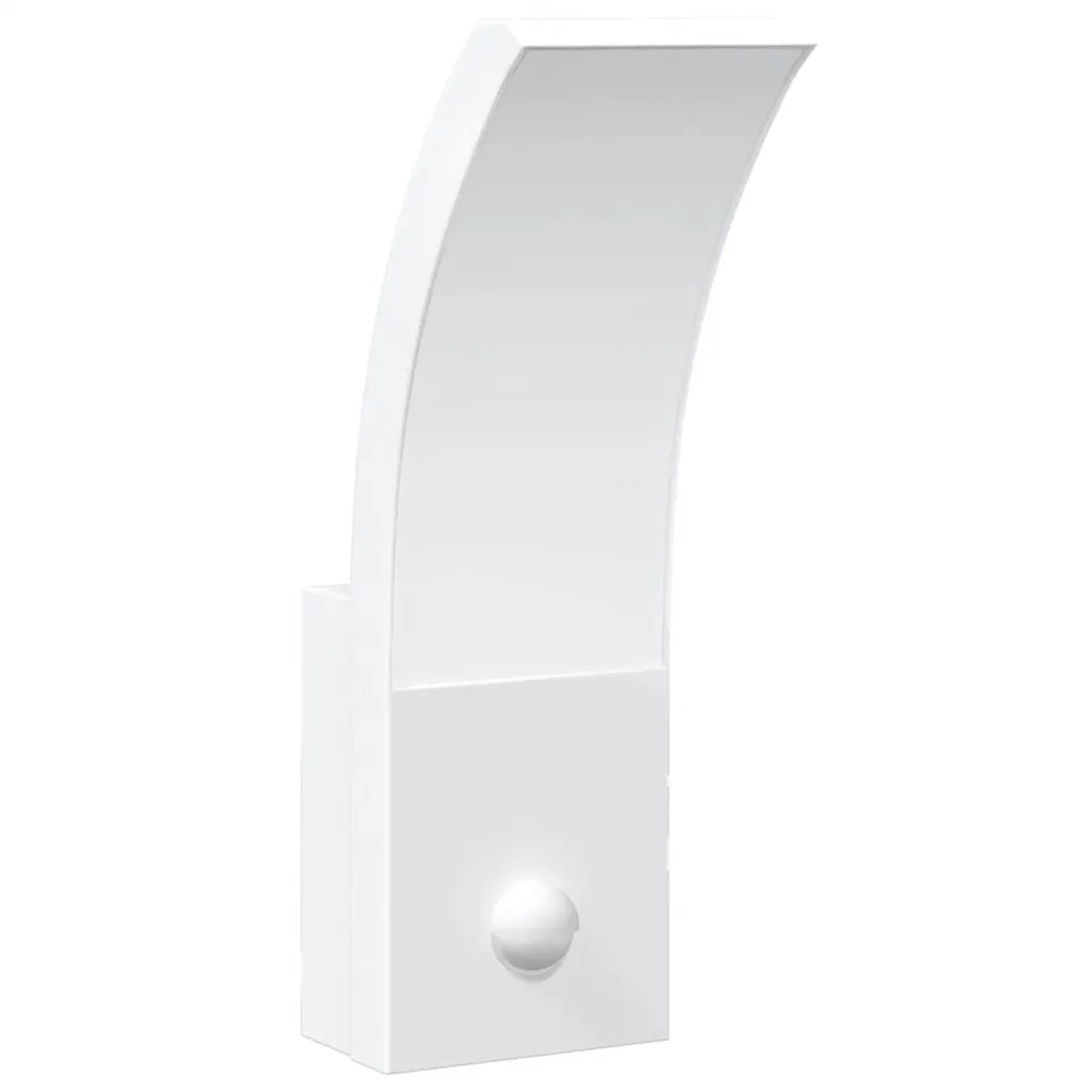 Applique con LED e Sensore Bianca in Alluminio Pressofuso 4006266