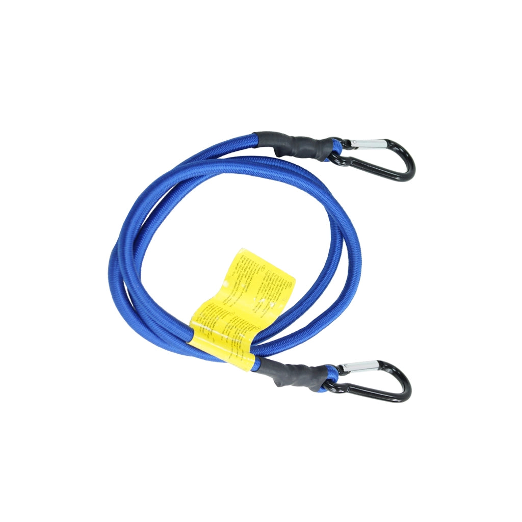 Cavo elastico Ã˜ 8 x 1200 mm. con ganci in alluminio a moschettone 2 pz.
