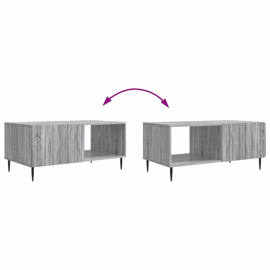 Tavolino da salotto Sonoma grigio 90 x 50 x 40 cm 894501