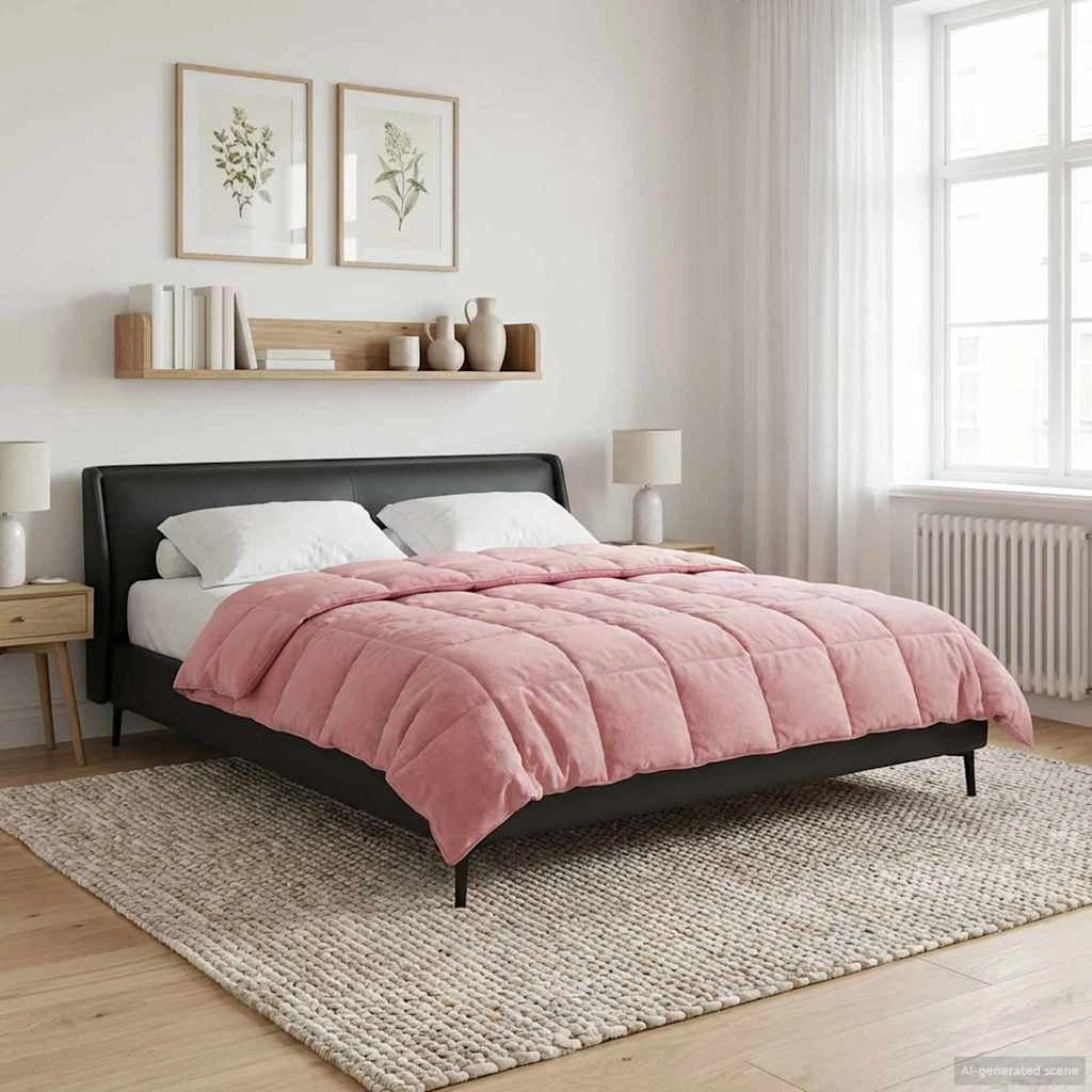 Piumone Completo Annuale Trapuntato Rosa 200 x 200 cm 42026268