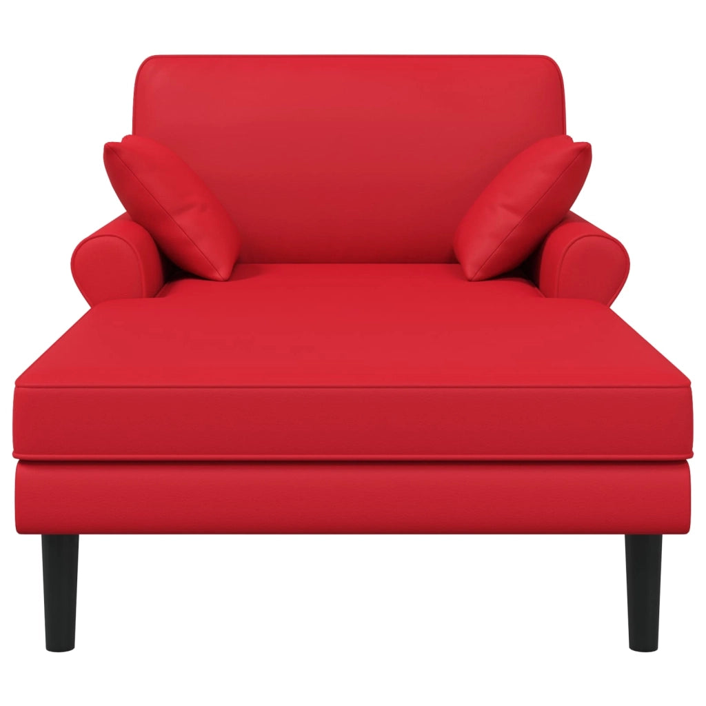 Chaise longue Rosso Similpelle 42048098
