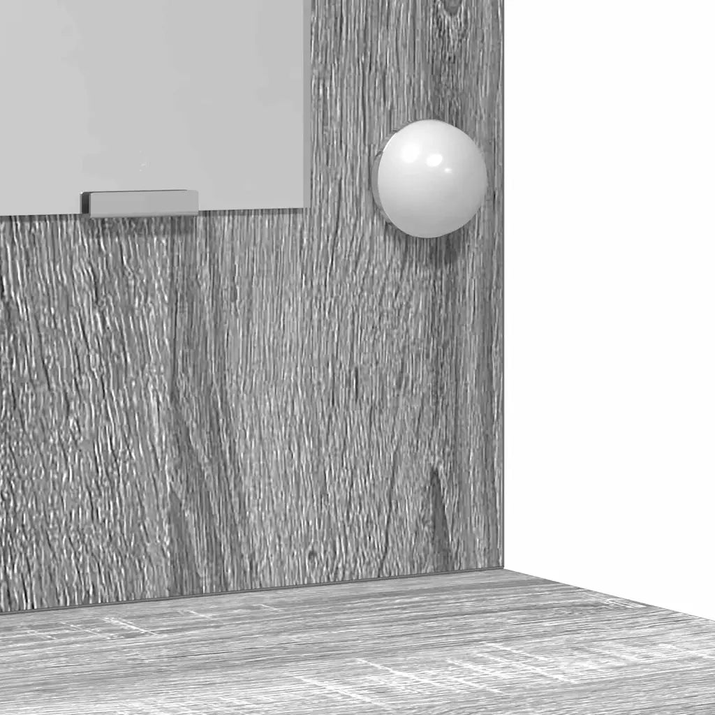 Toeletta | Tavolo da Trucco con cassetto 2 pz Grigio 50 x 41 x 135 cm