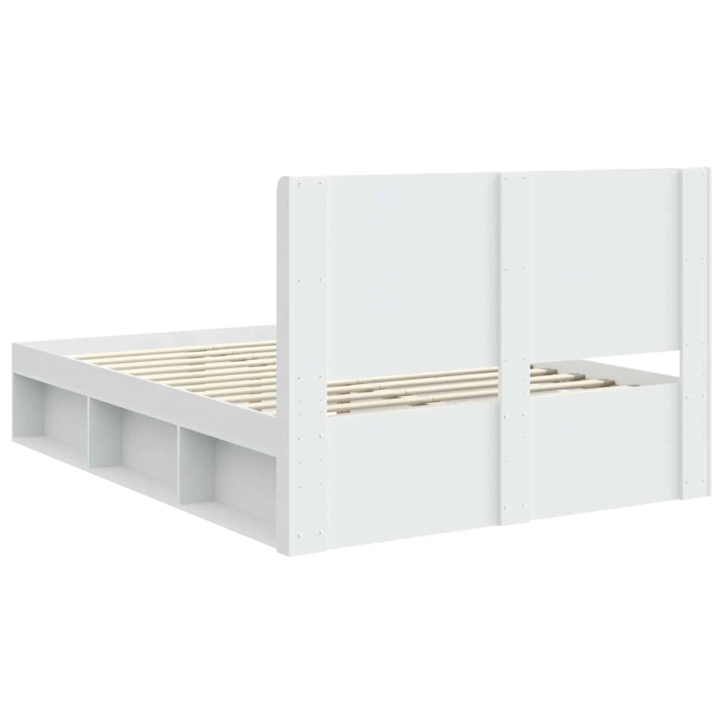 Struttura del letto con stoccaggio e testata 3 pcs 3413829