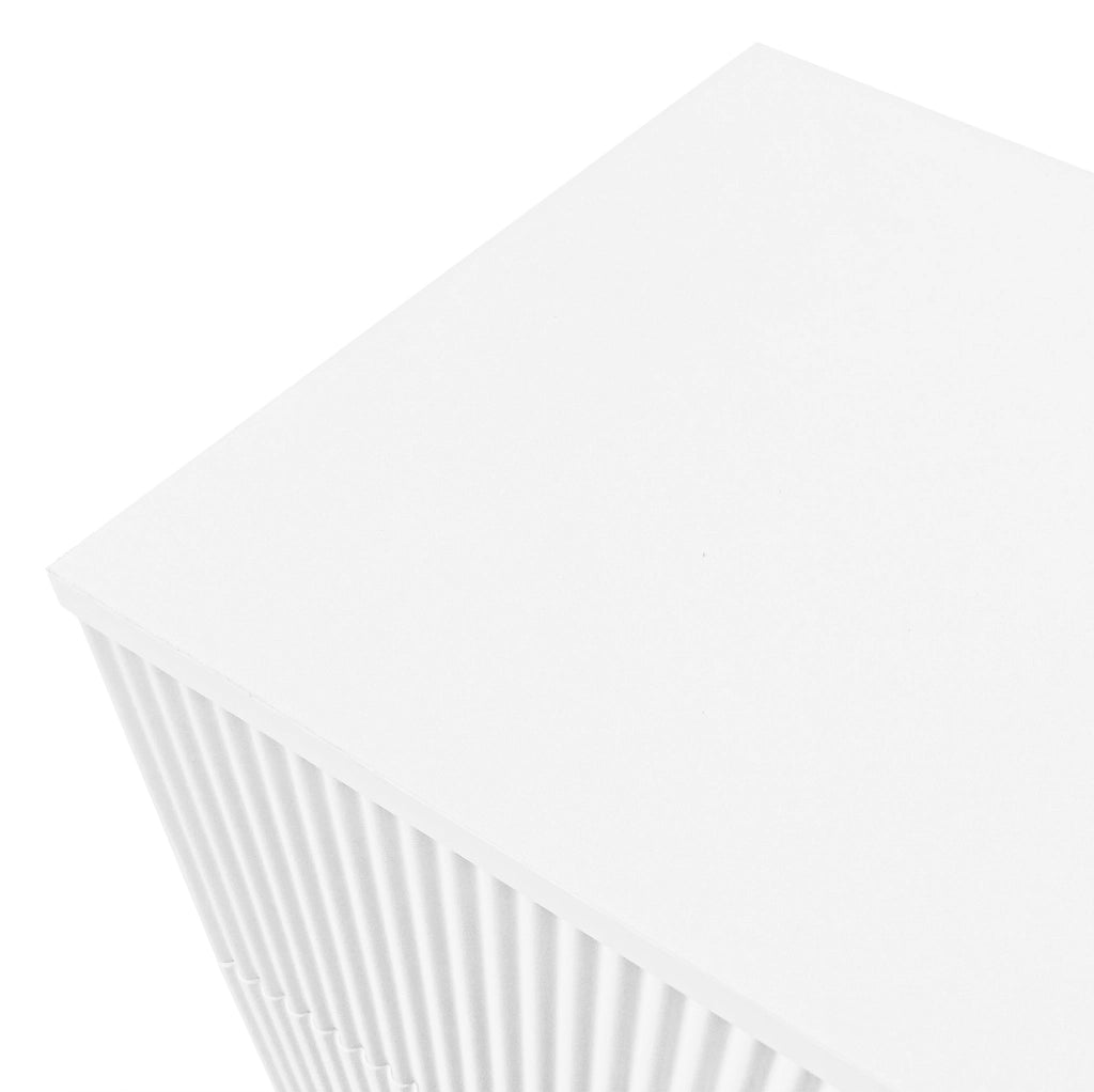 Set da ingresso bianco in truciolare con scarpiera, appendiabiti e cuscino
