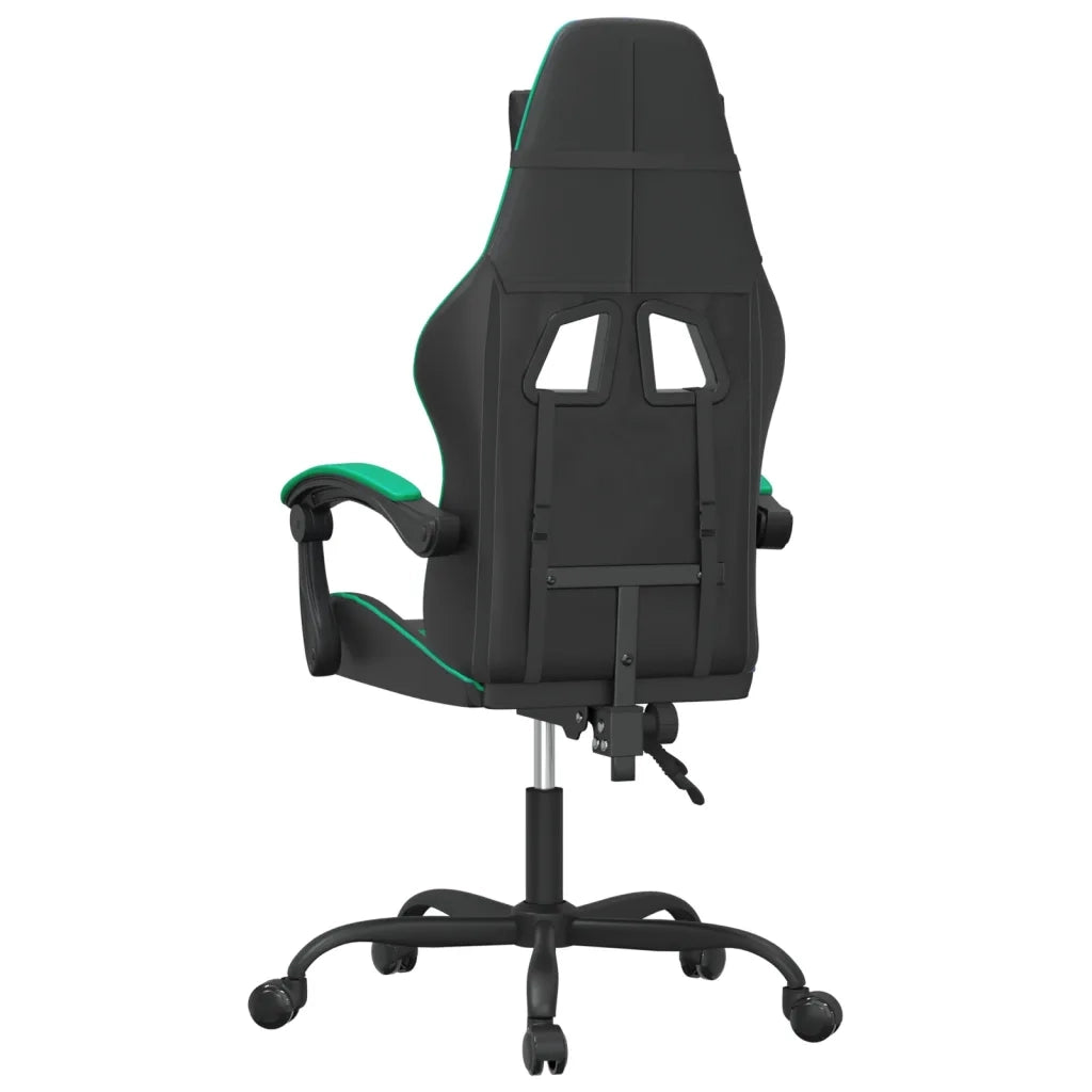 Sedia da Gaming | Sedia da e-sports Nera e Verde in Similpelle