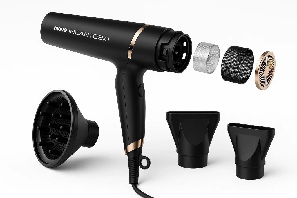 MOVE Incanto 2.0 Finish Gold | Phon Brushless Professionale 330g