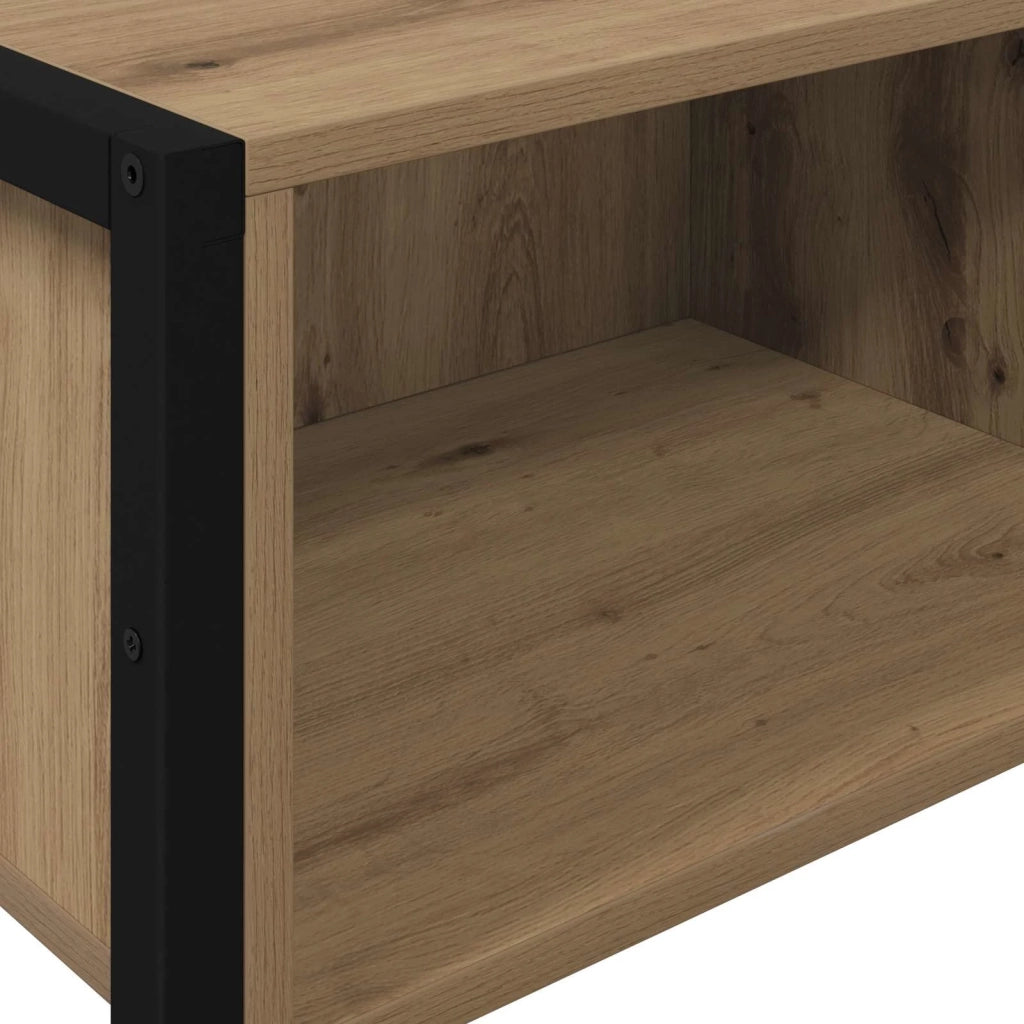 Tavolino Rovere Artigianale 100 x 36 x 75 cm Legno multistrato 886695