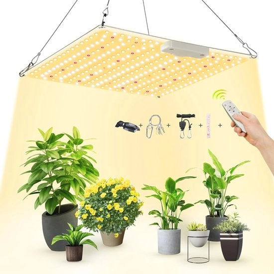 Lampada LED per piante da 700W a spettro completo con telecomando per interni e serra