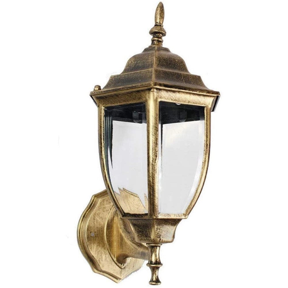 Trade Shop - Lanterna Giardino Antica Lampada Parete Applique Esterno Muro Retrò Es09 Bronzo -