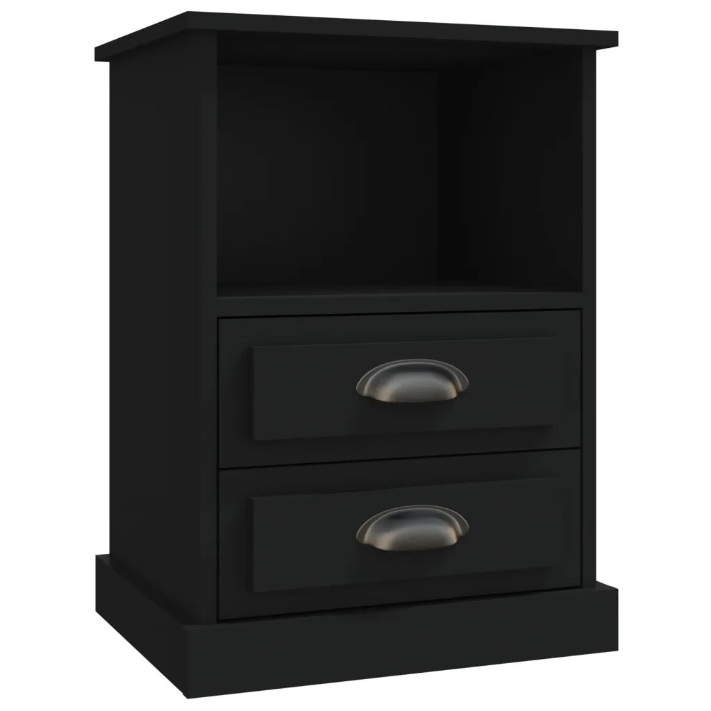 Comodini 2 pz Neri 43x36x60 cm 816331