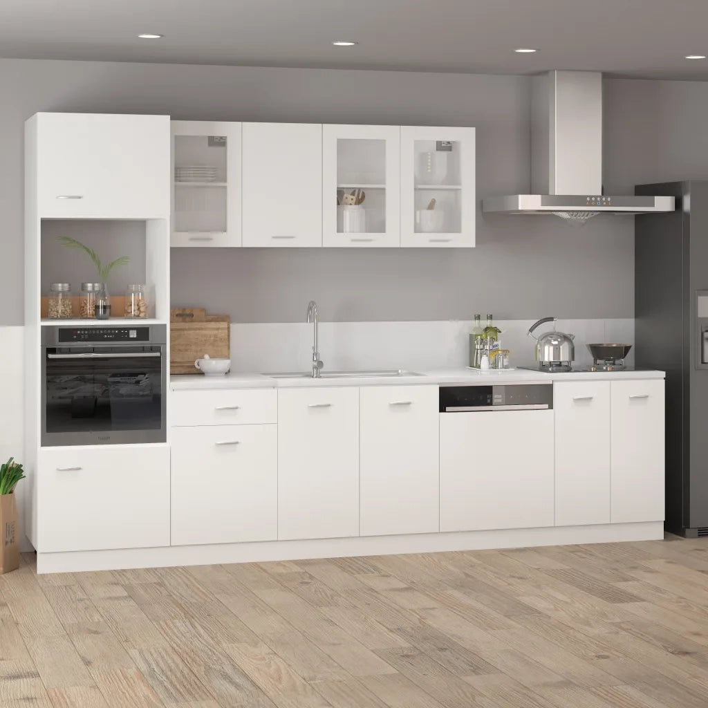 Armadio per Microonde “Lyon” Bianco 60x57x207 cm 802546