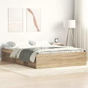 Giroletto-Struttura Letto Rovere Sonoma 160x200 cm