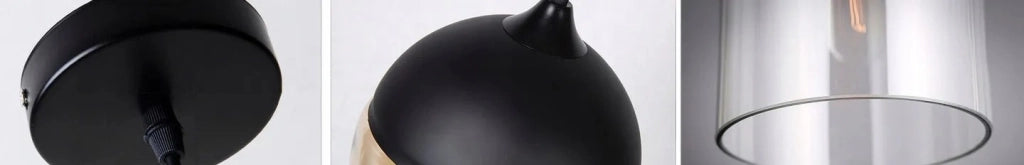 Lampada Da Soffitto Pensile Di Vetro Zenit D Black
