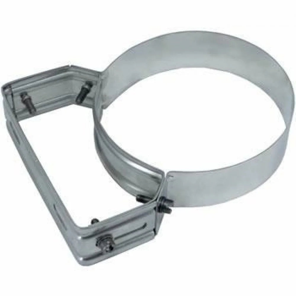 Inox mono parete aisi 316 fascet ta murale regolabile d.140