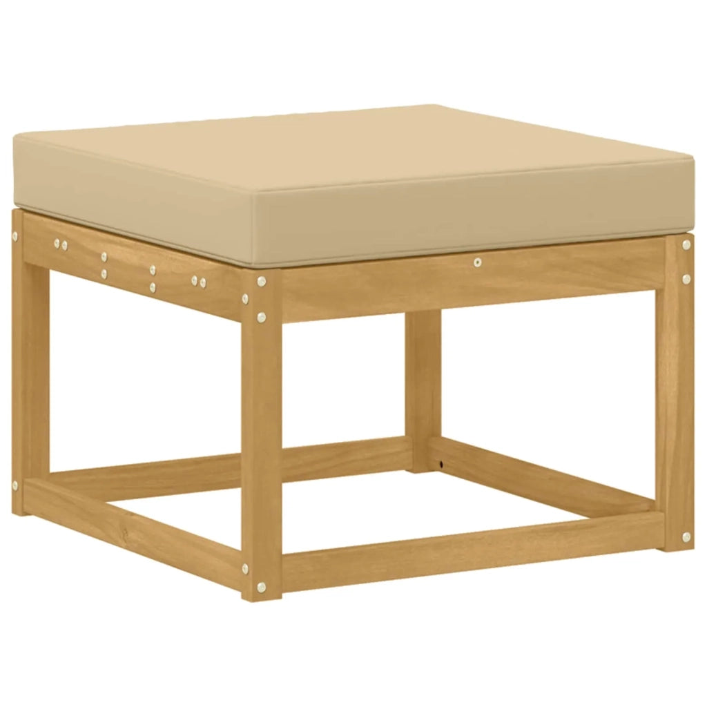 Set di divani da esterno 8 pz Bianco e Beige 3388047