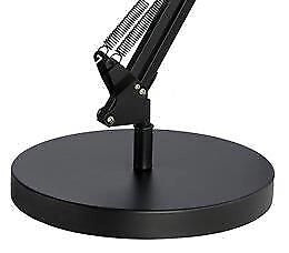 Unilux 400093600 Success 66 Lampada da Tavolo LED E27 11 W con Interruttore sul Cavo e Morsetto colore Nero