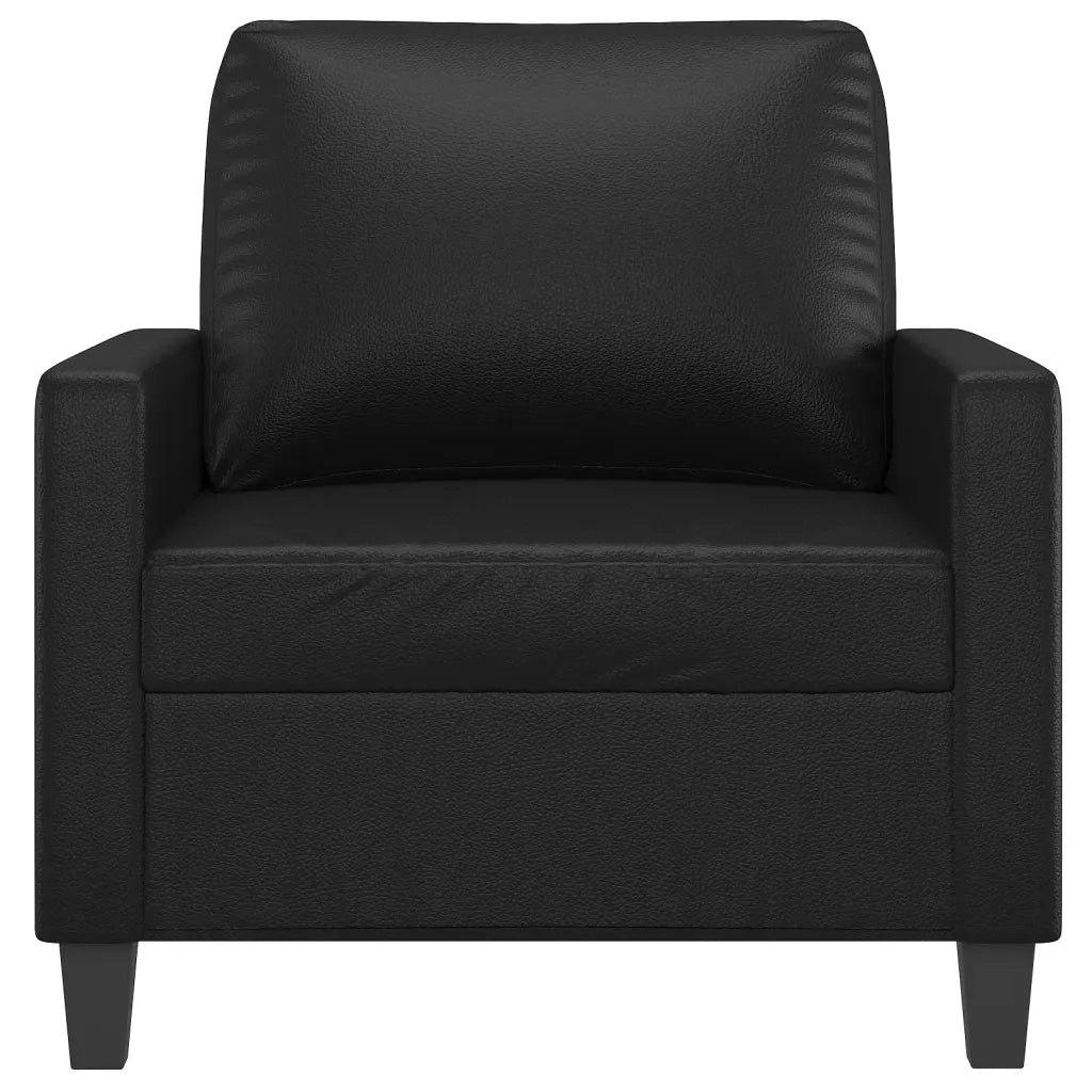 Poltrona Nera 60 cm in Similpelle 359127