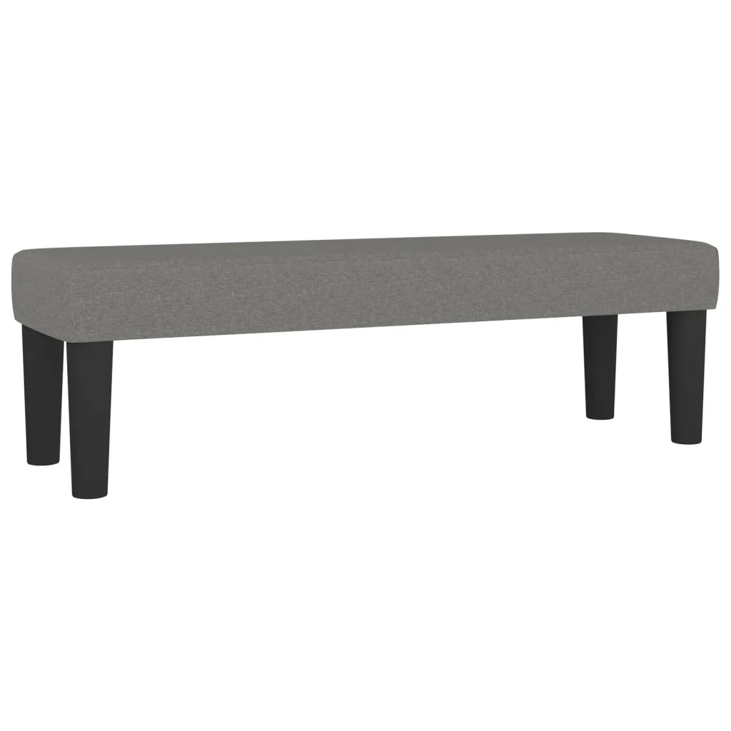 Giroletto a Molle con Materasso Grigio Scuro 180x200 cm Tessuto 3136774