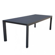 Tavolo Allungabile Houston 160/240x100x74 h cm in Alluminio Antracite