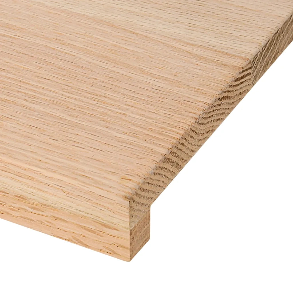 Gradini 8 pz 70x30x2 cm in Rovere Massello Non Trattato 3282911