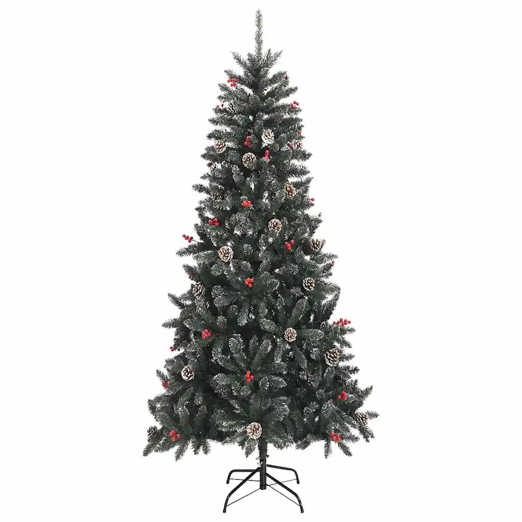 Albero di Natale artificiale con 300 LED Verde 210 cm 3395892