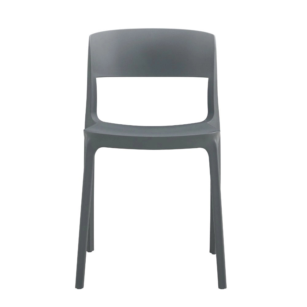 Sedia grigio scuro 46x51x74 cm