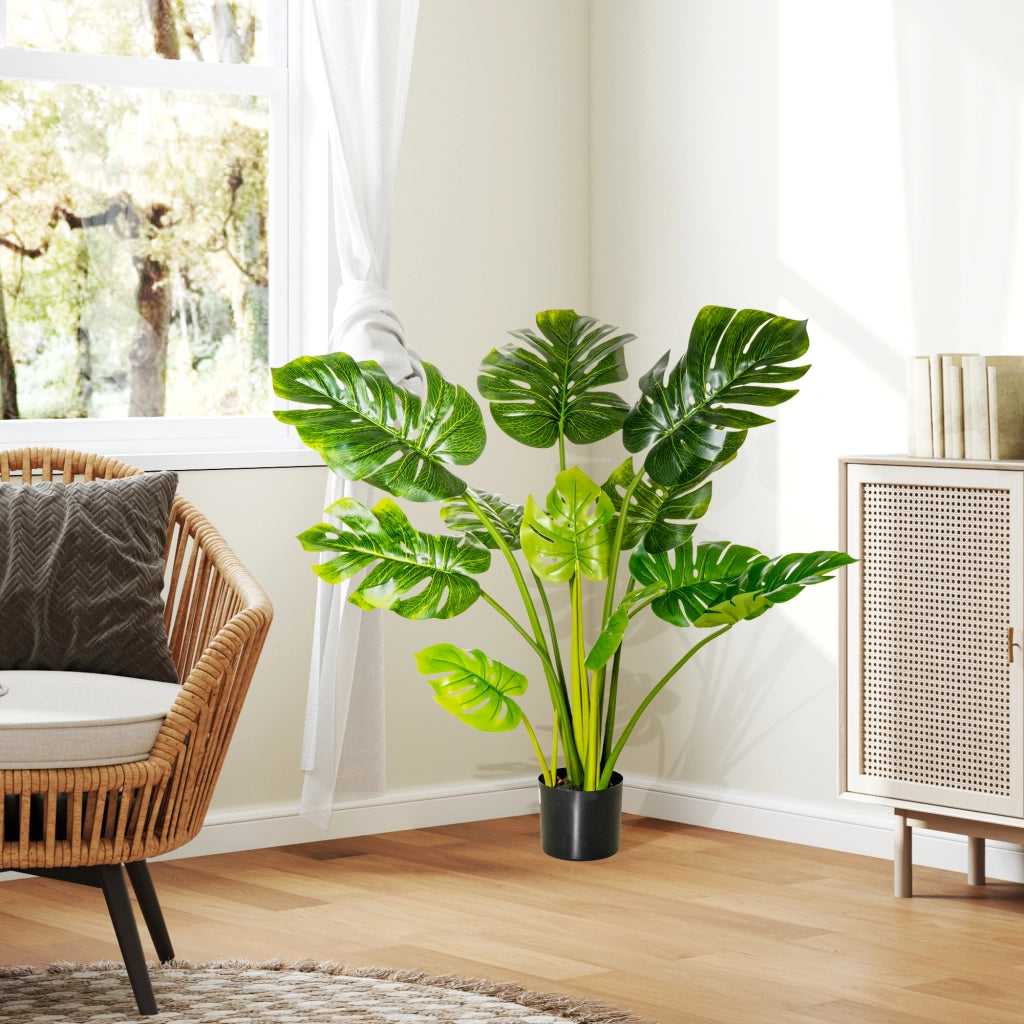 Pianta artificiale Monstera in vaso ¨C Minimal ¨C 110 cm