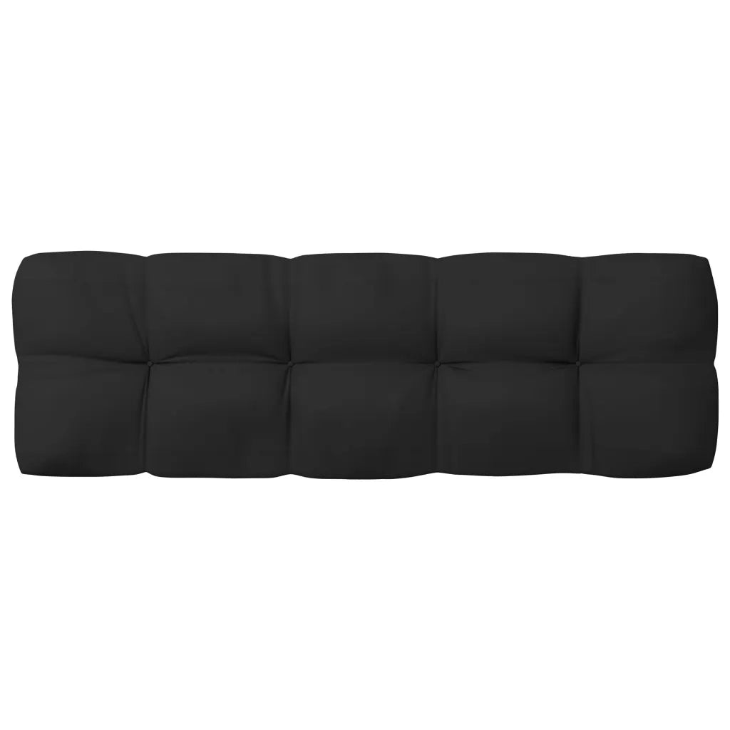 Cuscini per Divano su Pallet 7 pz Neri 314595