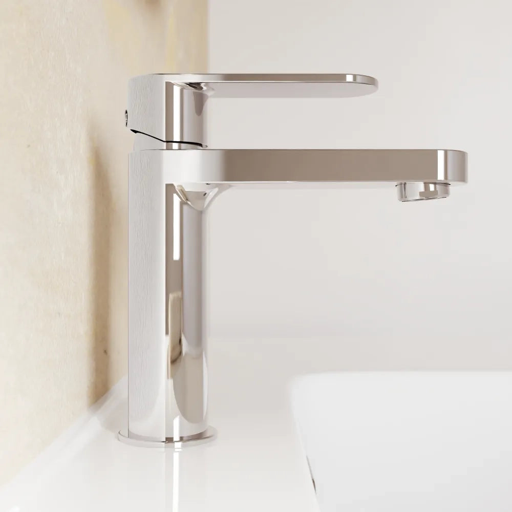 Miscelatore lavabo senza scarico cromato altezza 16cm | Margot